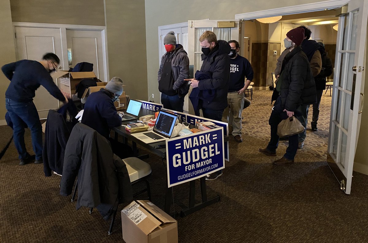 Volunteers are the essence of democratic politics and this massive showing of volunteers (even during a snow storm) is why  @GudgelForMayor is the campaign best prepared to take back city hall for ALL of Omaha in May.