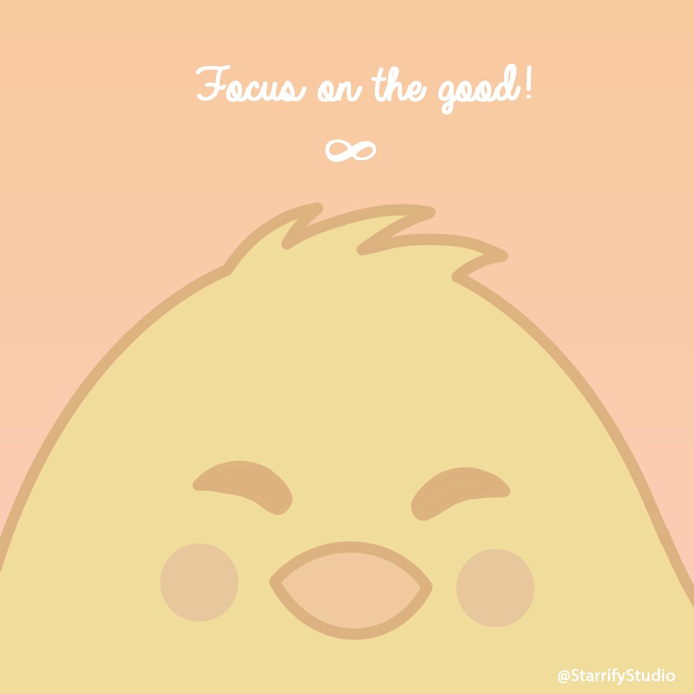 StarrifyStudio's tweet image. Focus on the good! You attract what you think about! Have a great day! #motivational