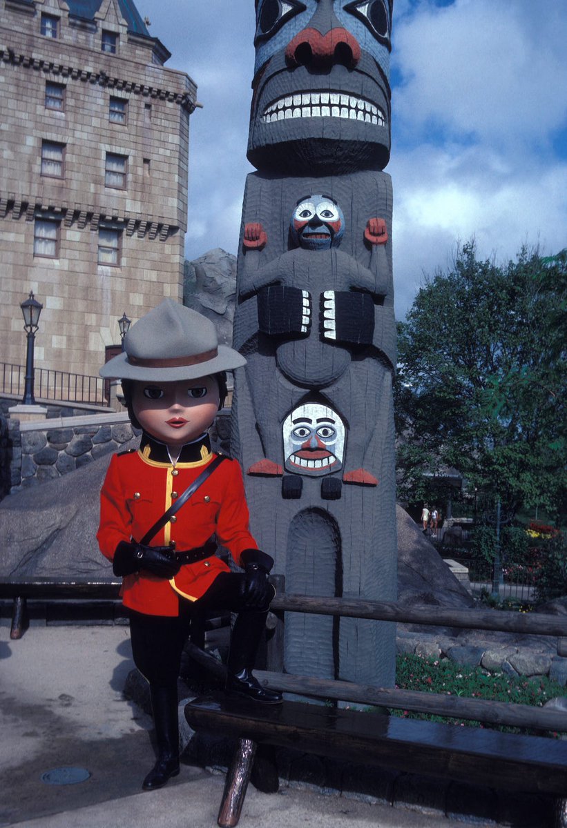 Hands down my favorite has to be this nightmare Mountie doll. Does not look like someone to be messed with.
