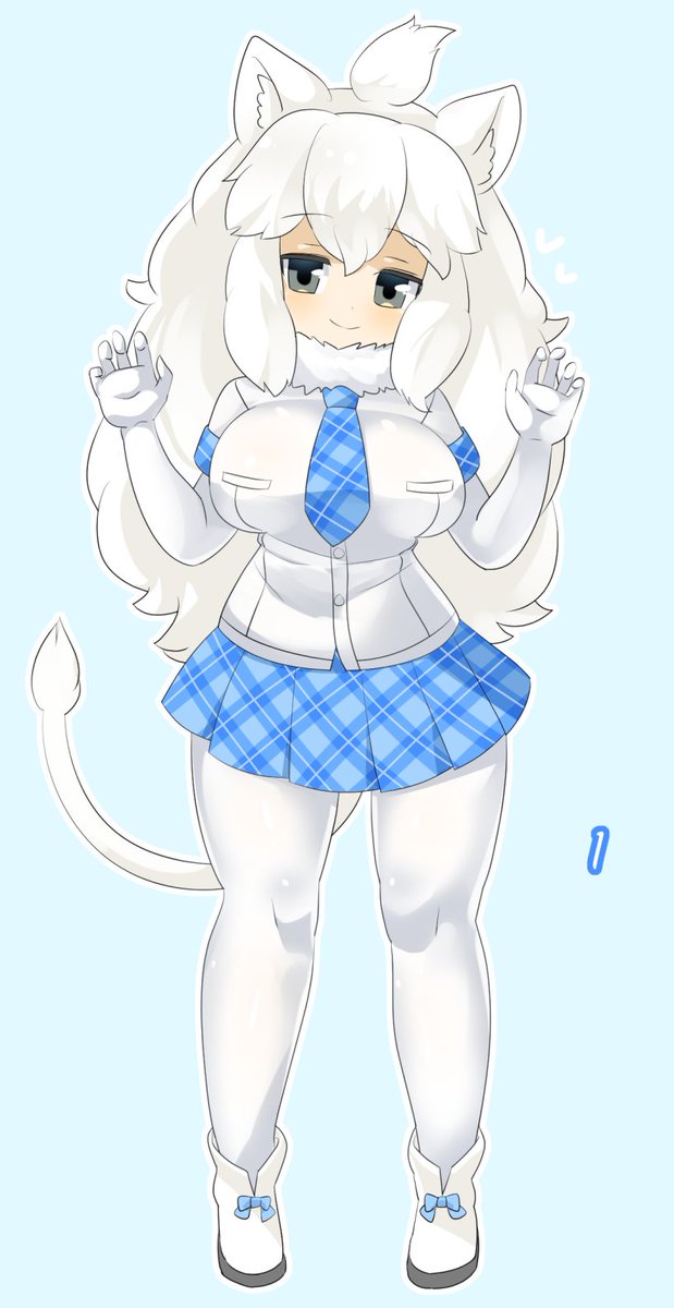 ホワイトライオンちゃん1日目 