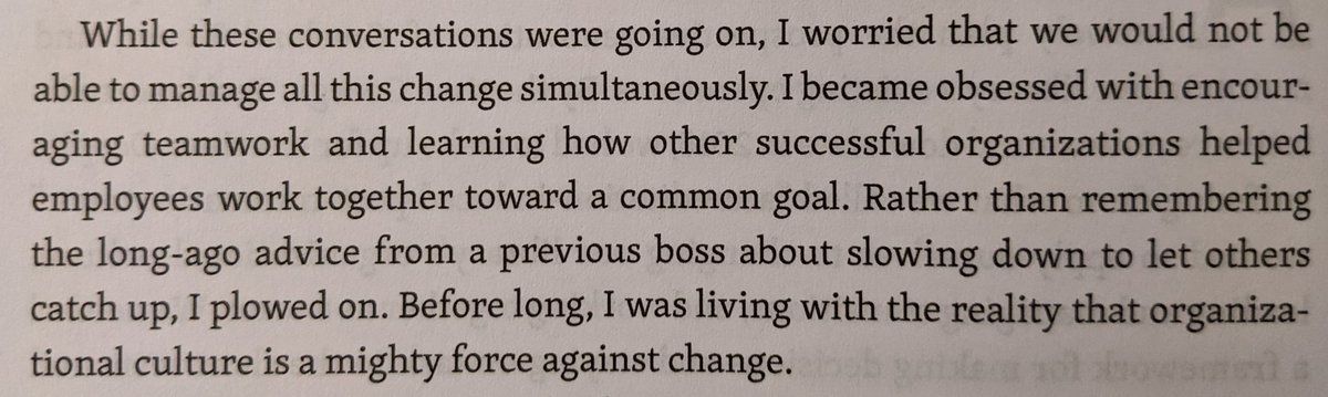 The most painful and powerful chapter reflects candidly on Murray-Rust's failures to create the comprehensive organizational change she sought. She took a more radical approach than many other leaders, and there are both positive and negative lessons to draw from her experience.
