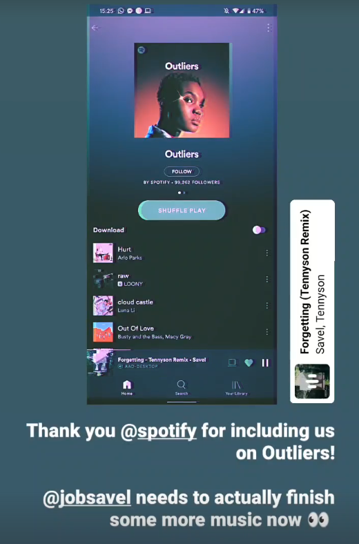 opuulent's tweet photo. Thanks for the love @Spotify <3 https://t.co/w1JeaihxxB