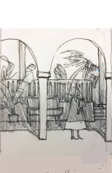The sketch                    The final 
