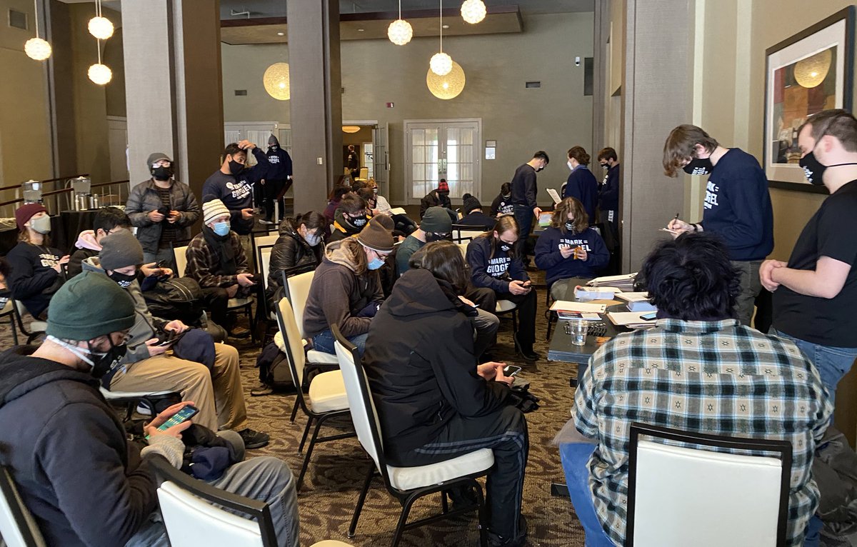 These are just the late arrivals for our morning shift of canvassers! Let’s go spread the word about  @GudgelForMayor and build a brighter future for Omaha! 