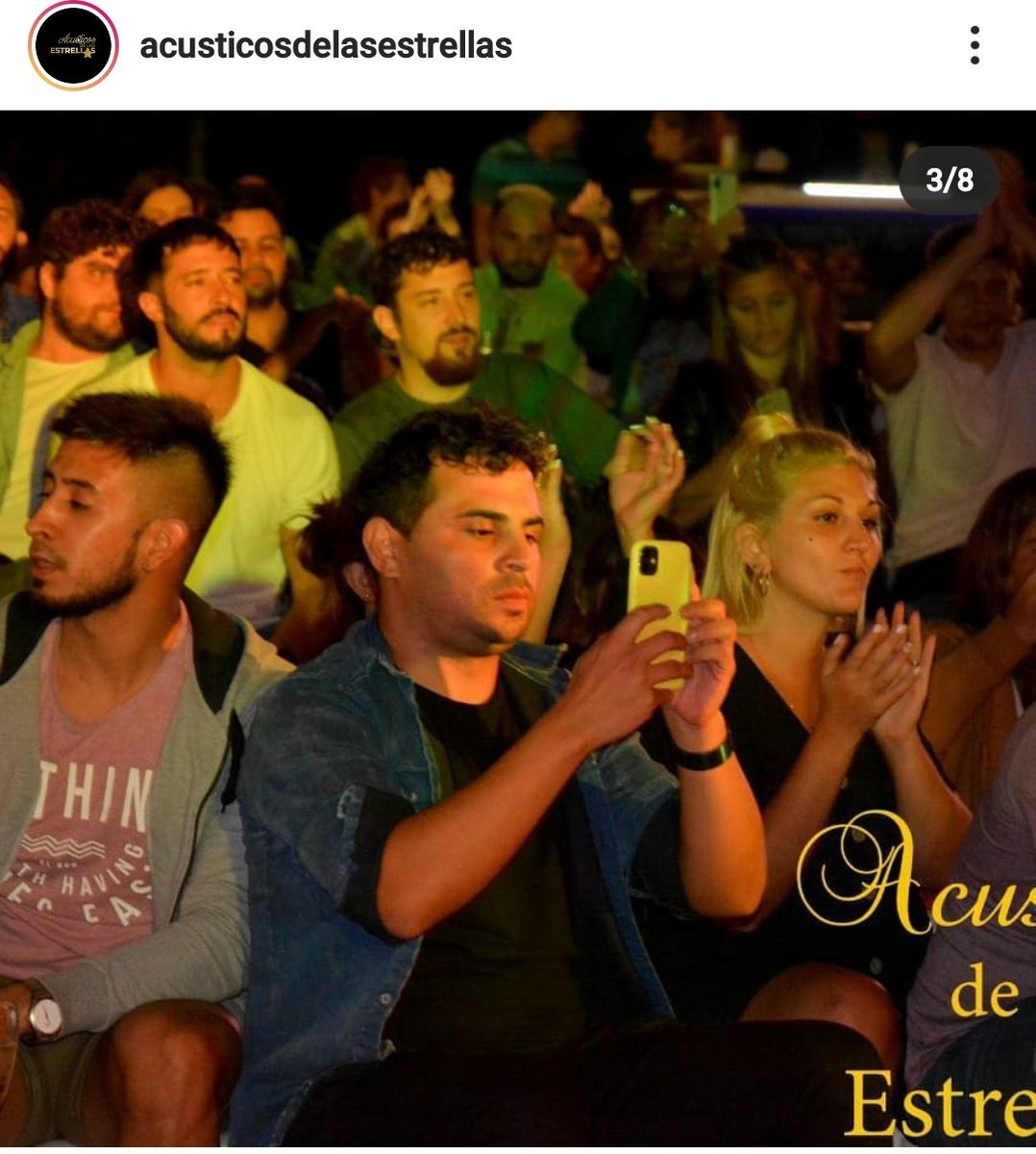 ChenaIgnacio's tweet photo. Pedían trabajar, les dijeron que si. Anoche en el evento donde cantó el polaco había demasiada gente y sin distanciamiento. A las pruebas me remito. Fallaron los controles, otra vez. @castellanoluis @omarperotti https://t.co/9bJxseE8mz