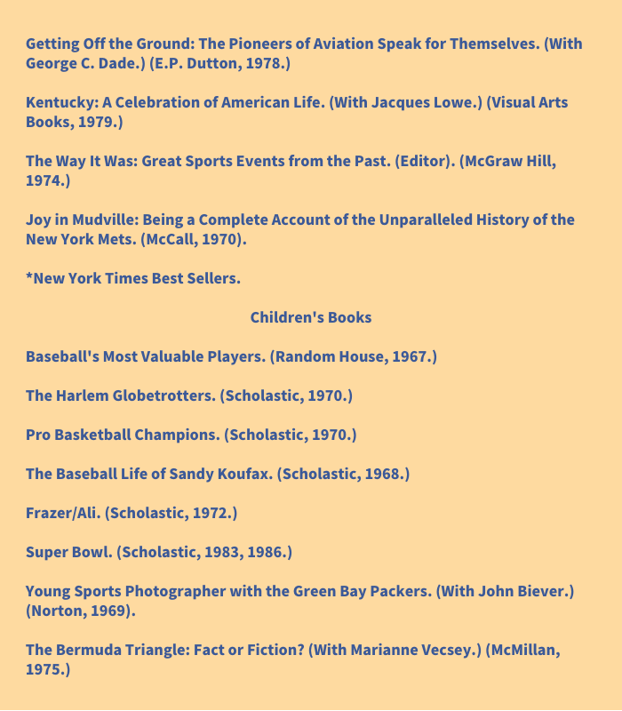 5/x  @georgevecsey has written or collaborated on ~30 books including Eight World Cups; Coal Miner's Daughter with  @LorettaLynn; Martina (with  @Martina). He's even written a number of children's books. Several are  @nytimesbooks best sellers. https://www.georgevecsey.com/books-by-george-vecsey.html #NYTReadalong