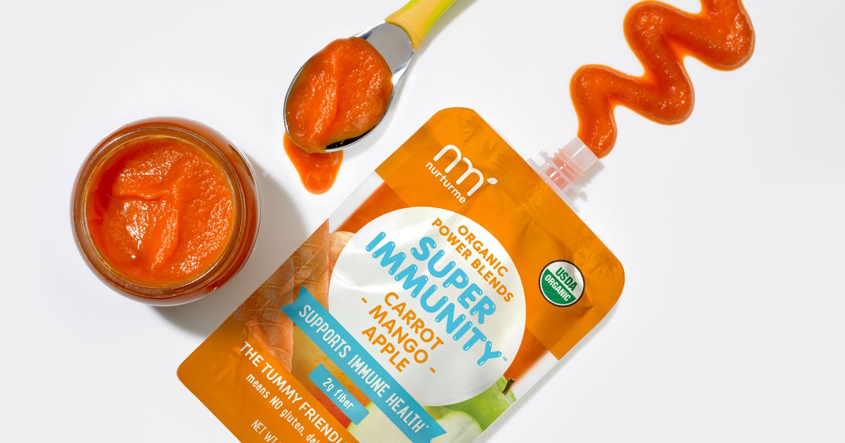 There are so many reasons why we choose organic nutrition at #NurturMe. Here's why all of our pouch snacks are organic:
🍎 Fewer pesticides and chemicals.
🥕 No preservatives.
🍐 Farming organically = a healthier environment.
🍓 Your baby deserves the very best quality food.