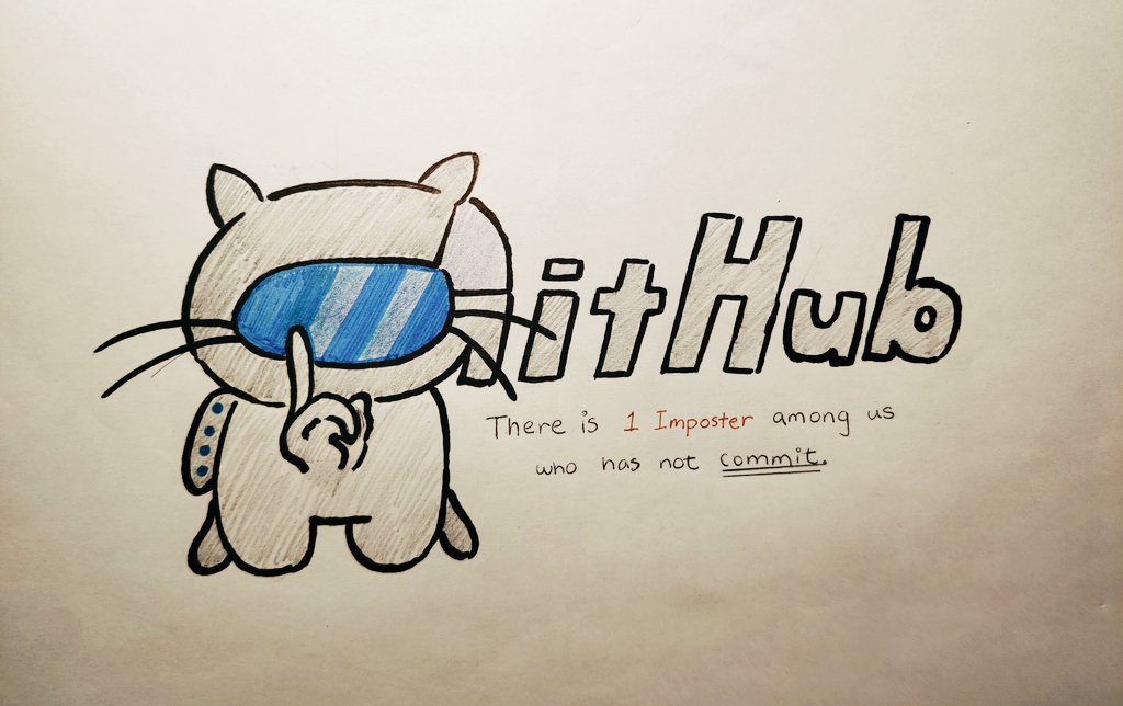 AndyingSnow23's tweet photo. @GitHubEducation @MLHacks 
#MyOctocat #MacHacks2021
Back for round 2... Wait, who hasn't committed? https://t.co/jPpOYOETRk