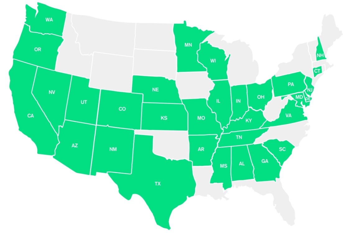 While Hippo offers features to its coverage that are hard to find, it currently only provides insurance in 31 states. Among the states not covered are Florida, Louisiana, New York, and Oklahoma.More room for further growth!  $RTP