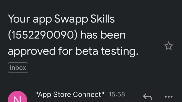 So @Francescairving and I had a random idea in June 2019 that secured funding to make it reality. The app for swapping skills is almost ready! 🥳 @swapptweets