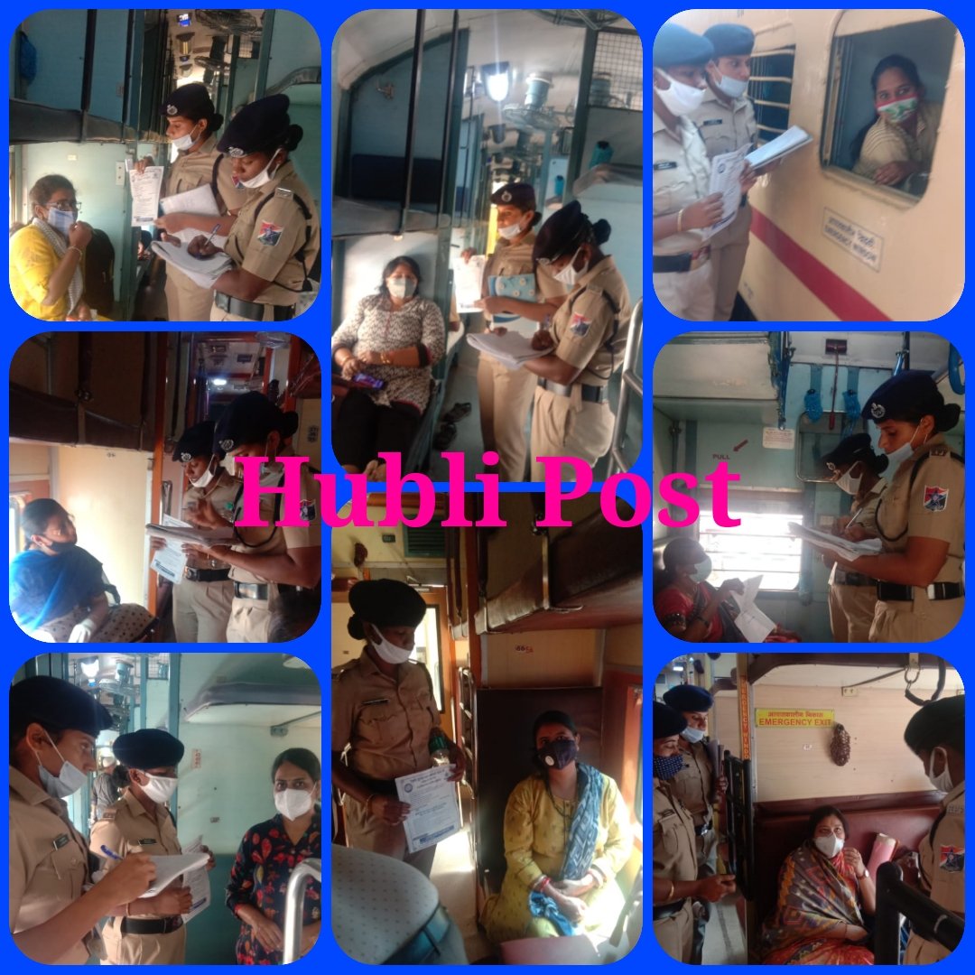 SWRRLY's tweet photo. Awareness is Power!
Passenger awareness was conducted by RPF, Hubballi post, in train and station , for lady passenger under initiative of #NannaSakhi about safety and security and also explained importance of 182 security Help line.
#Dial182 #CallRPFon182 #ServingwithSmile https://t.co/L6WcEuzYdh