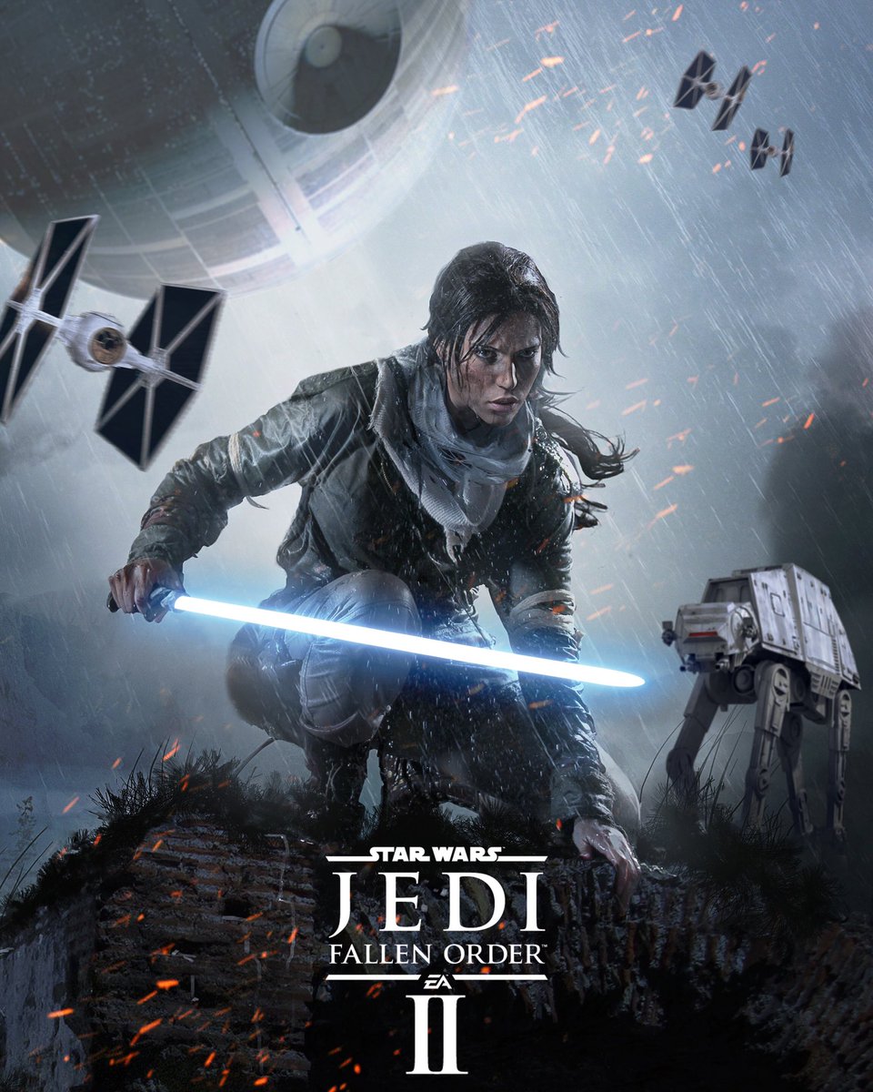 legendsStarwars's tweet photo. Fan Art
#starwars #jedi #fallenorder #TombRaider #LaraCroft #deathstar #tiefighter #calkestis https://t.co/KbhaJMLF8O