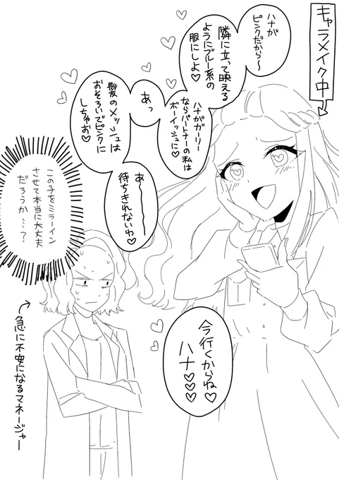 これは第一話しか見てない時期に描いたクソデカ感情の本谷栞。#aikatsu  #アイカツプラネット 