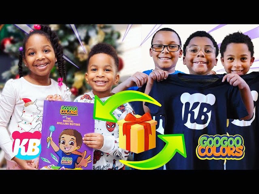 🅼🅰🅶🅸🅲🅰🅻 🅱🅾🅾🅺 🖤 We did a gift exchange with our friends <a href="/googoocolors/">GOOGOOCOLORS</a> and they sent us their new book!! Well guess what....it’s back in stock! Get your copy now! 🎥 bit.ly/googoocolors 
#GooGooColors #GooGooColorsBook #kyraboo #kamdenboy #youtubekids #blackauthors