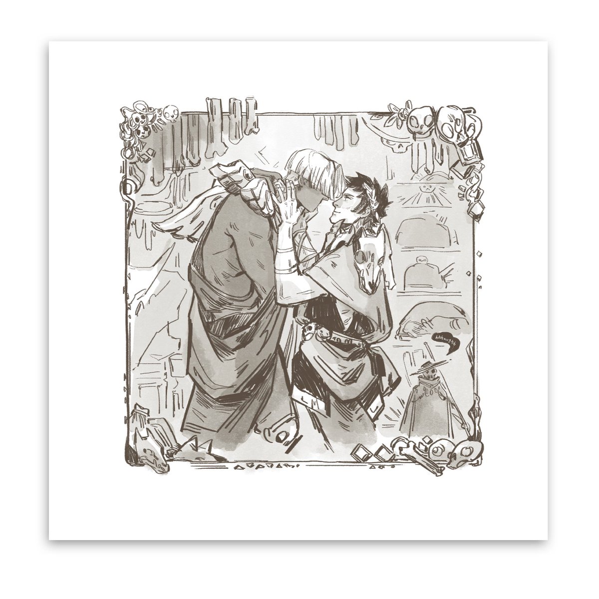 Also going up: kid prints 8)

It's a low-key pre-order in that the fixed limit is 50 per design, but I only have 5 prints on hand, and will get more made based on how things go by Thursday 