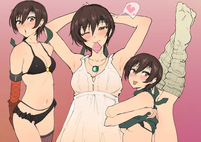 [R-18] ユフィ #FF7 #ユフィ https://t.co/OaEeG5S1Hl 