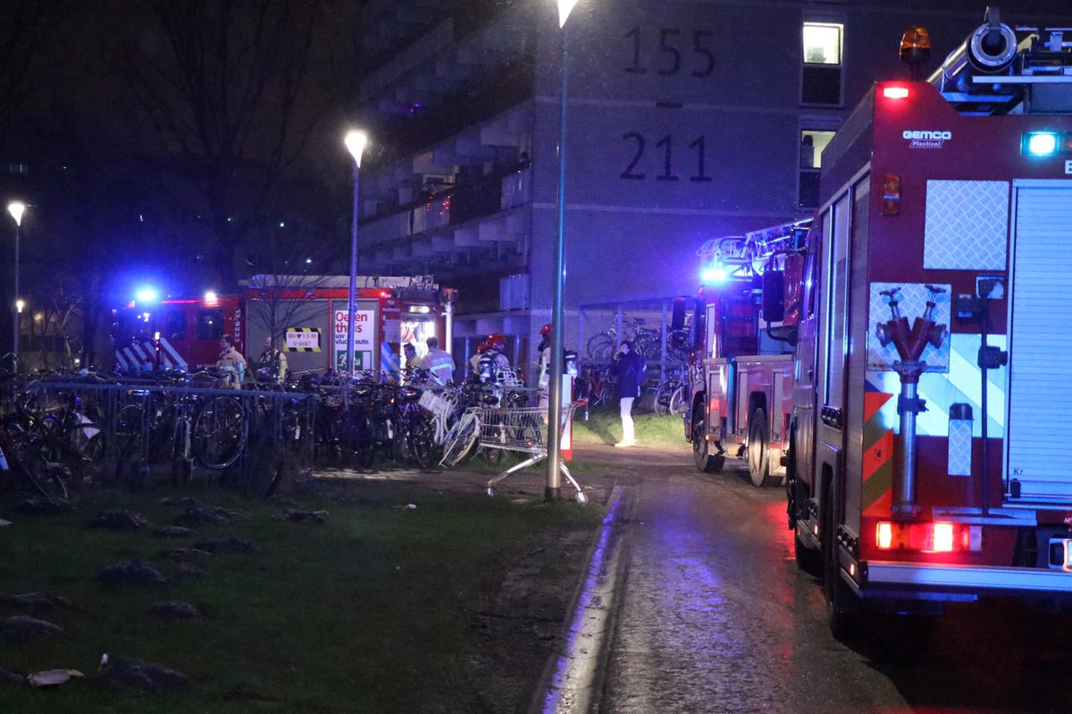 Appartementen Uilenstede ontruimd wegens keukenbrand ..