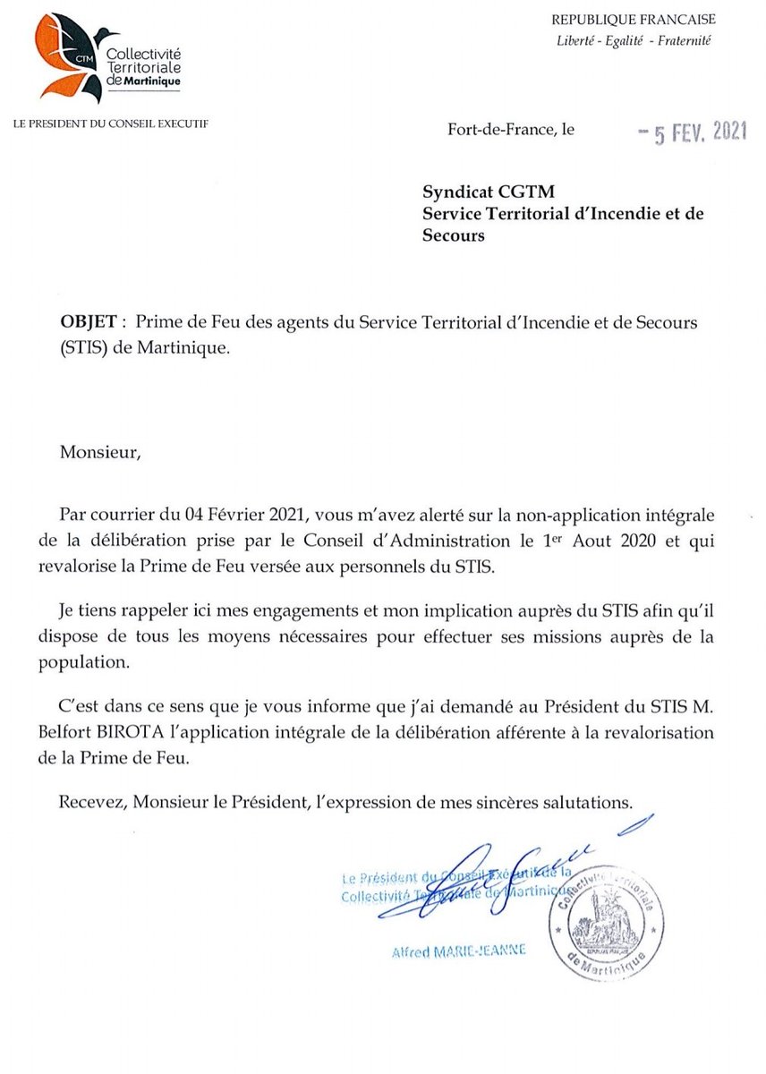 CGTM_Pompiers's tweet photo. Le Président du STIS ne négocie qu'avec un syndicat qui n'a pas déposé de préavis de grève, arrêtons la démagogie et travaillons pour les Martiniquais et Martiniquaise.
De plus une mémoire courte... Je paye, je ne paye pas...
Merci au président de la CTM d'avoir arbitré. https://t.co/rkkP2rwkBf