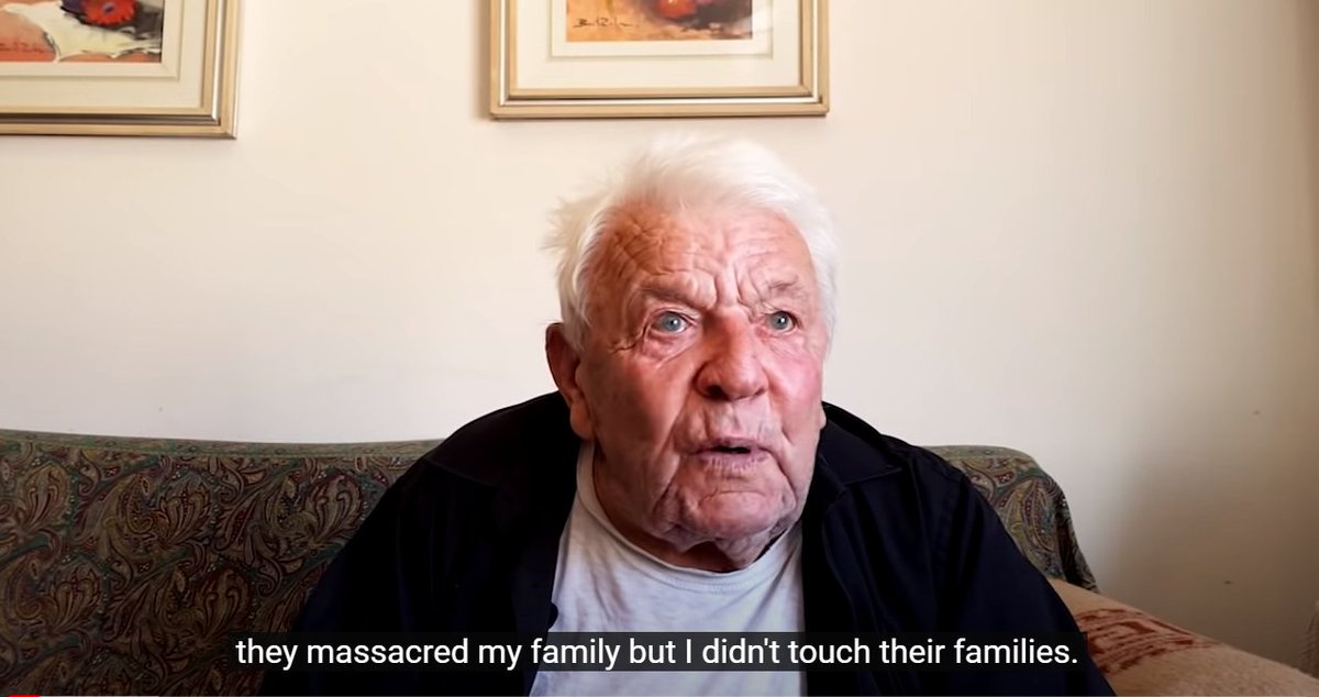 Watching an interview to this veteran from a Black Shirt brigade in the RSI. Dude was 14 when his whole family was killed around 1944.