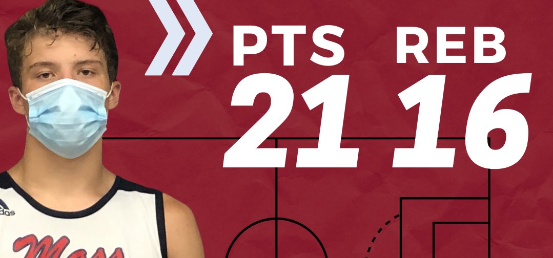 Wow! What a night <a href="/TariTarmo/">Tarmo Tari</a> ‘21 (<a href="/WheatonMBB/">Wheaton Basketball</a> commit) for Chelmsford HS scoring 21 points and grabbing 16 rebounds in a big MVC win