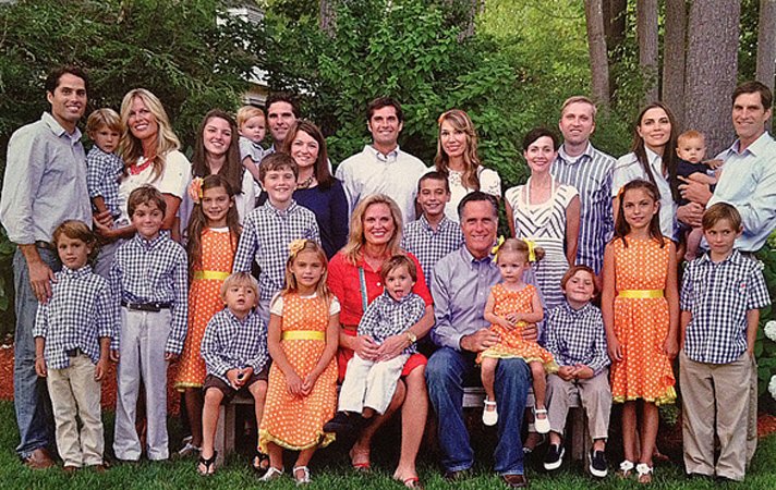 “The actual "Romney Family Plan," of course, is pictured ...