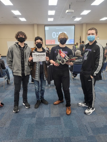 AnnaISDCTESTEAM's tweet photo. @AnnaChamber @CityofAnna @Toyota @VEXRobotics
 @texascte @Anna_ISD @texaspltw Our Robotics Program is COMPETING today in the Rumble in the Falls (Wichita Falls, TX). So Far, 2 TEAMS in the Semi-Finals! Thank You 
@MistyPageTech &amp; @inertiacatalyst for MAKING this HAPPEN! #CTEMonth https://t.co/EPiTKFCM2C