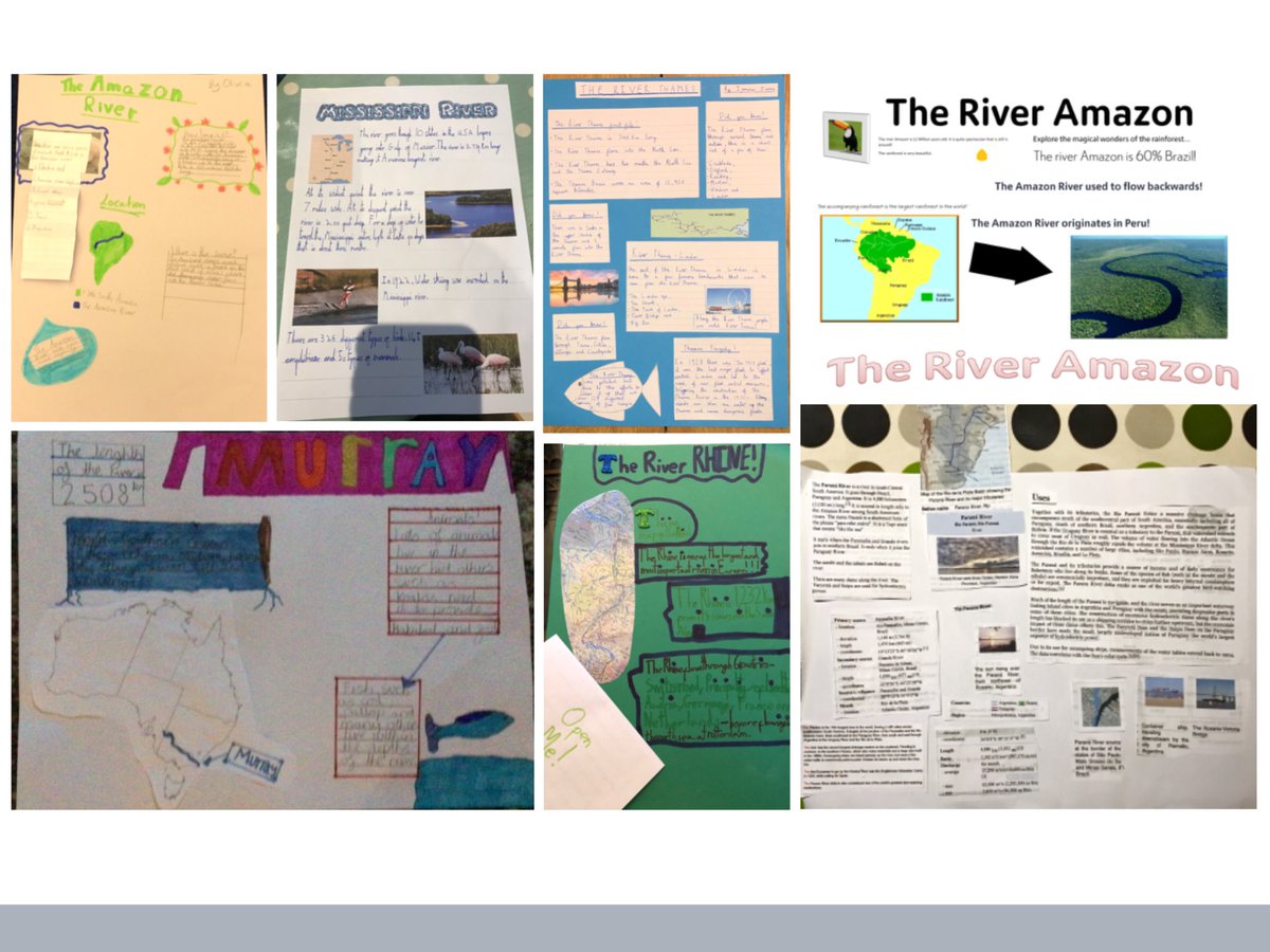StMargs_Year5's tweet photo. Here are some of our world river posters. They are full of excellent detail and beautifully presented. #committolearn@StMargaretsPrep https://t.co/Iiz12wg8Z3
