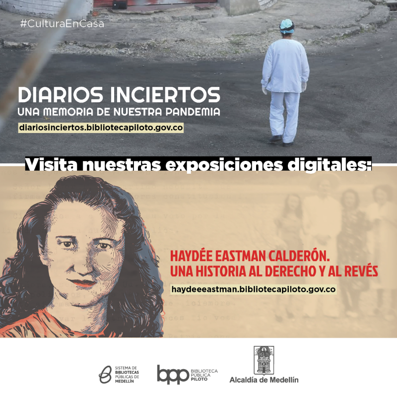 BPPiloto's tweet photo. #ExposicionesDigitales #BPPiloto 
-DIARIOS INCIERTOS: Una memoria de nuestra pandemia
…https://t.co/5YgjyO3XgD
- HAYDEÉ EASTMAN CALDERÓN: Una historia al derecho y al revés
https://t.co/izFLr2ZREx…
¡Déjate sorprender con cada una de ellas!🤯
#NosMueveLaCultura #CulturaEnCasa