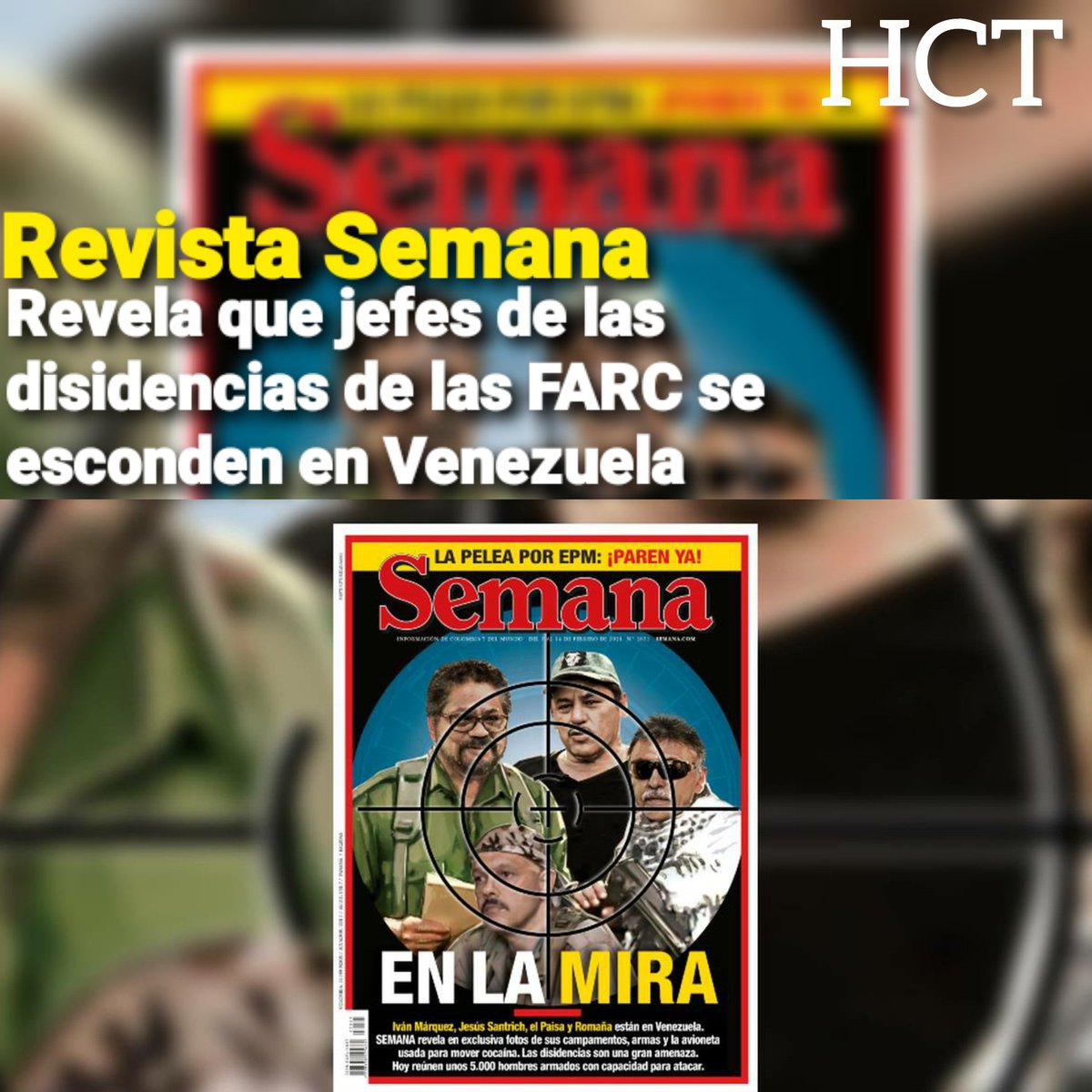 Norbey_Marin_'s tweet photo. https://t.co/wPyG4sCFVZ

Revista Semana revela que jefes de las disidencias de las #FARC se esconden en Venezuela

#Elpaisa #IvanMarquez #JesusSantrix #Colombia #Venezuela #Guerrillas #CrimenOrganizado @cia @DEAHQ
@fbi @NSAGov
@vp @JoeBiden @TheJusticeDept @ABlinken @StateDept https://t.co/jraJKR7osH