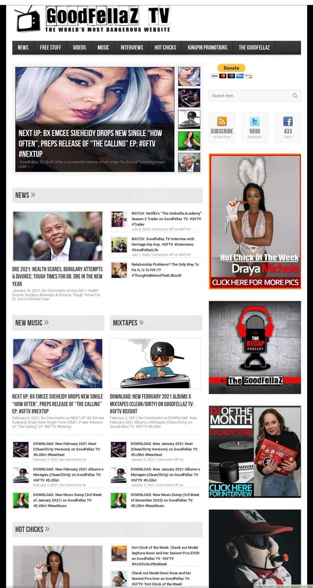 SueheidySavant's tweet photo. Shoutout to @GoodFellaz_TV for the write up! Yep visit their website now to hear my song exclusively... Monday, the full song drops on @iTunes and @Spotify!
This my time and my year 😤
#HowOften https://t.co/QrsMmcJD3z