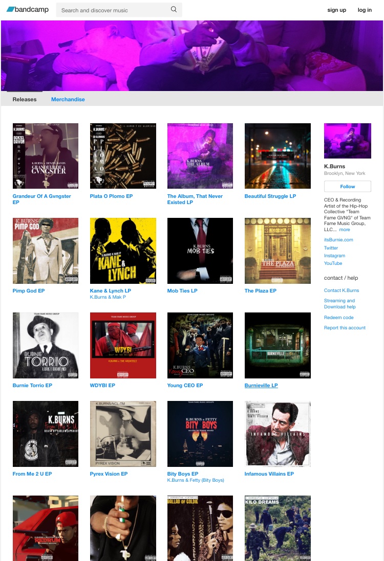 OGUncleBurnie's tweet photo. Feel like Graduation coming ๐
Jan.23,2018-Feb.21,2021
All releases from here on out will be exclusively on #TheGVNGโs official label @Bandcamp
Thanks to everyone I ever worked with #DeeplyHumbled
#TF2TheDeath
3 Years of Titles (2 missing)
https://t.co/O3xRznceHb https://t.co/WtIwRVGIGE