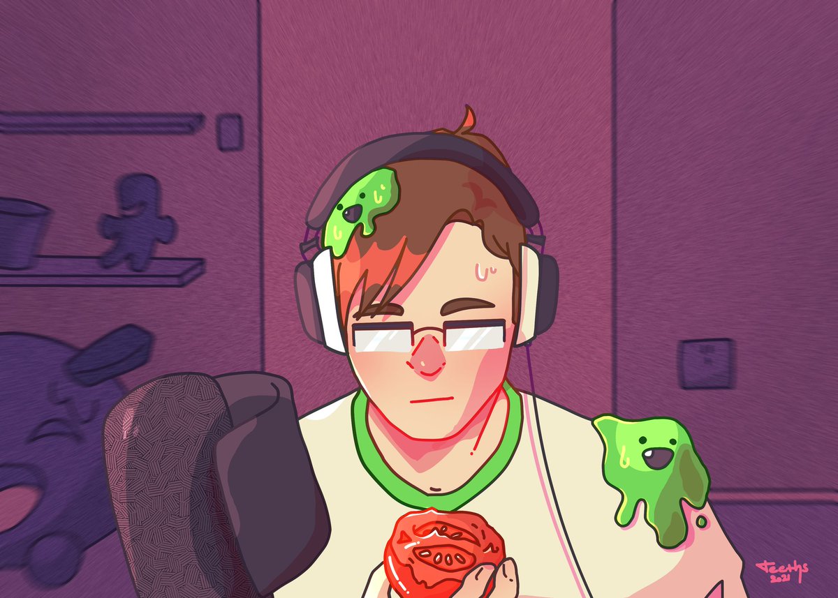 teethstusks's tweet photo. mm tomato yummyyy mmmmm

#ChuckleSandwich #slimeciclefanart https://t.co/xIBoFuN7ZS
