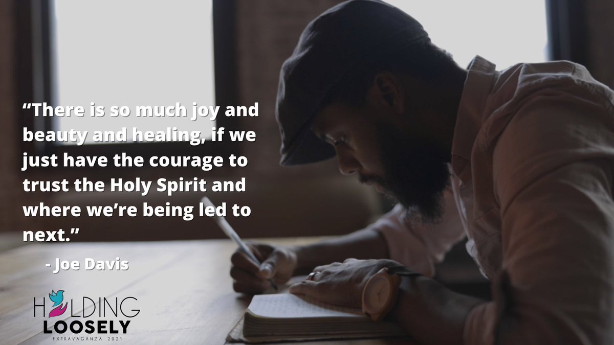 elcaymnet's tweet photo. "There is so much joy and beauty and healing, if we just have the courage to trust the Holy Spirit and where we're being led to next." -Joe Davis #Ext21 https://t.co/TovbC6x7xl