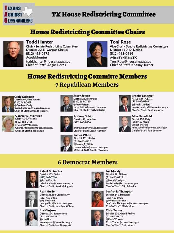 What can go wrong with redistricting in Texas 87th  #txlege under state Rep Hunter? Let's get some back ground from a decade ago.  #DemCastTX