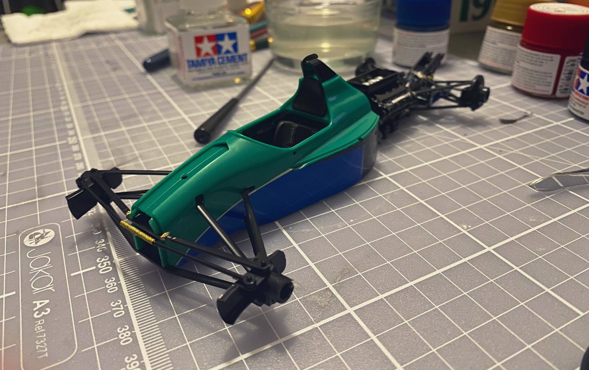 8-9-10/20  Finished the front suspension. Starting to take shape now 