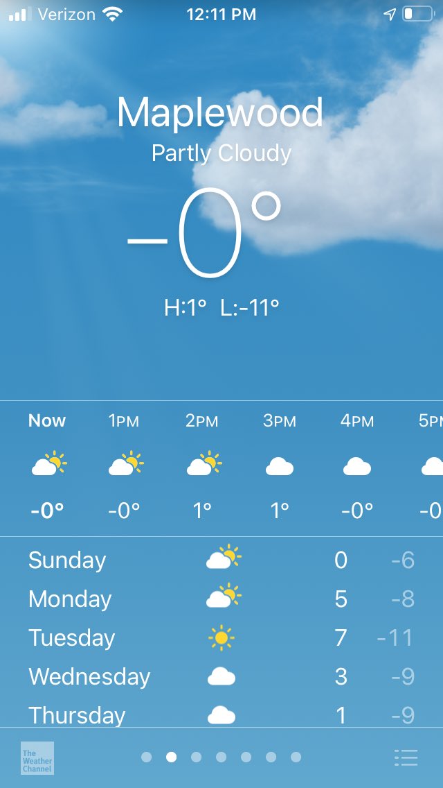 My weather app says it’s -0 in Minnesota. Hmmm... #weather #fakenumbers https://t.co/nG4zxuhPAu