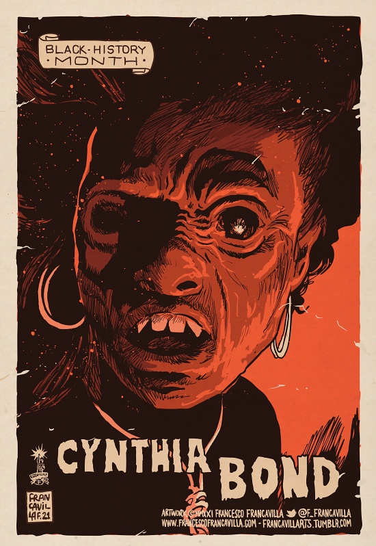 CYNTHIA BOND Author & novelist @CynthiaBond (she also taught writing to homeless & at risk youth for years at the LA LGBT Center) had a small foray in movies in 1990 with James Bond III's excellent Horror DEF BY TEMPTATION. Recommended! #BlackHorrorMonth #BlackHistoryMonth #Day6