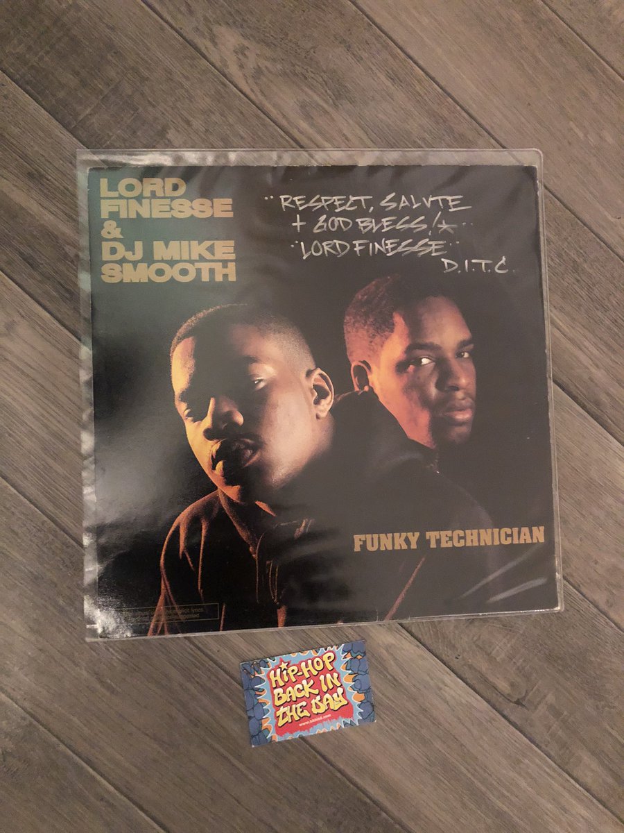 HHBITD's tweet photo. 31st anniversary @LordFinesseDITC #DJMikeSmooth #HipHop #Vinyl https://t.co/IOrweK72mK