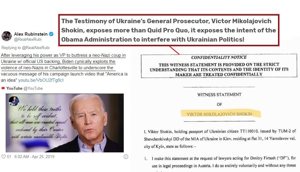The man who backed the NAZI's in Ukraine is wanted there for his crimes. "The Biden Files: Rape, Plunder & Geopolitical Division of Ukraine, Part II: Arrogance & Hypocrisy"  @Penone10  @rojo18  https://notionalvalue.blogspot.com/2019/11/the-biden-files-rape-plunder_30.html  https://twitter.com/dmills3710/status/1243732158302367745