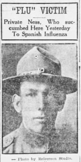 The headlines in Madison just five days after Major McCaskey's remarks told a different story. (Wisconsin State Journal, 10/10/1918)