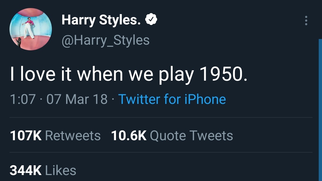 Harry tweeting these lyrics of King Princess
