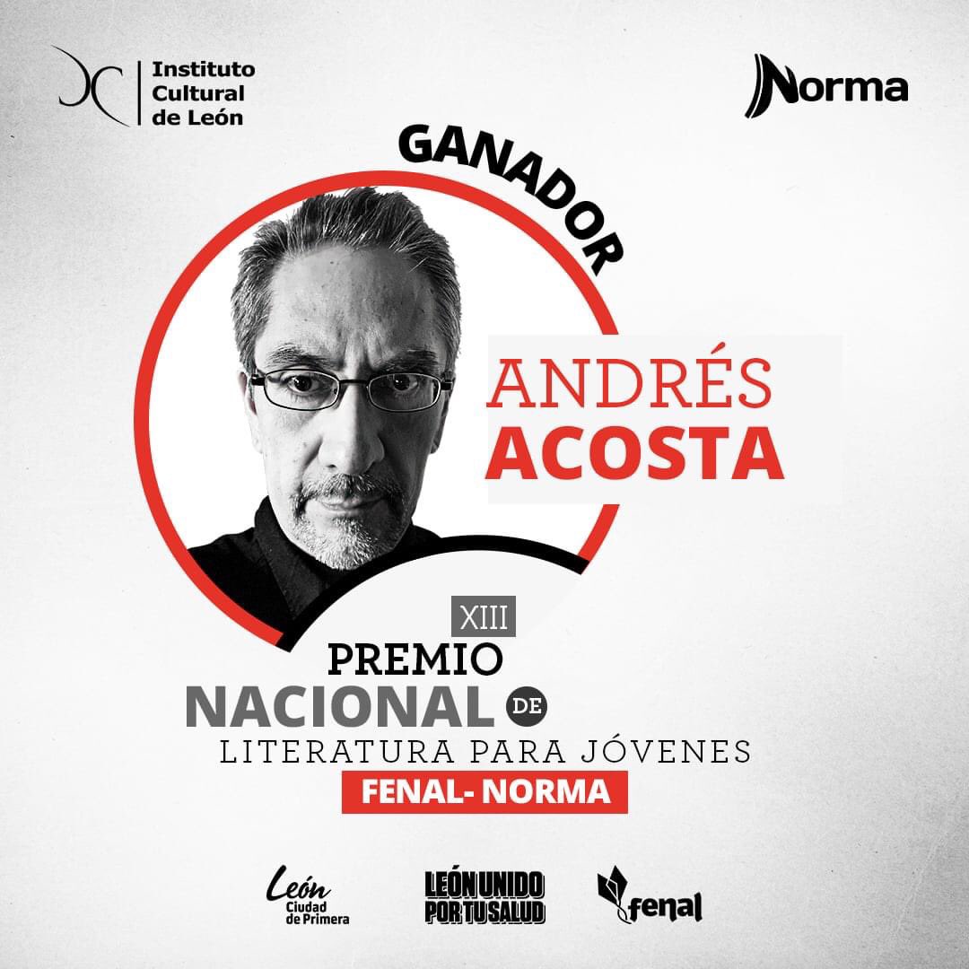 EdicionesNorma's tweet photo. ¡Felicidades al autor Andrés Acosta! @acostademi 
Su obra “La sirena y el halcón” ganó el Premio Fenal- Norma 2021. Revisa boletín de prensa: https://t.co/pm32oynrcI https://t.co/fJTcqWJU4w