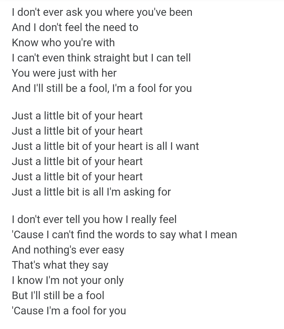 Wrote a song with " you were just her," and gave it to Ariana Grande. Performed it live several times.