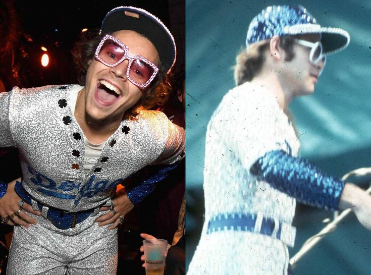 Dressed as elthon john