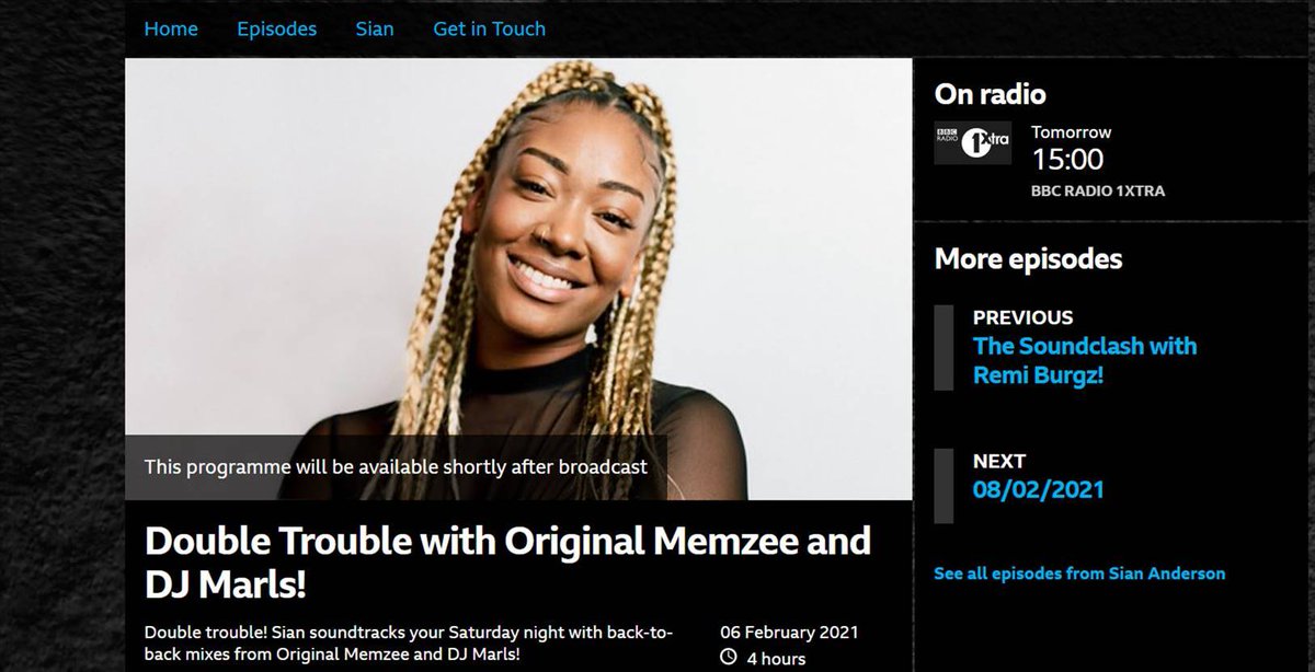 <a href="/SianAnderson/">elijahs mum</a> <a href="/1Xtra/">BBC Radio 1Xtra</a> Thank you for the guest mix!!!!!