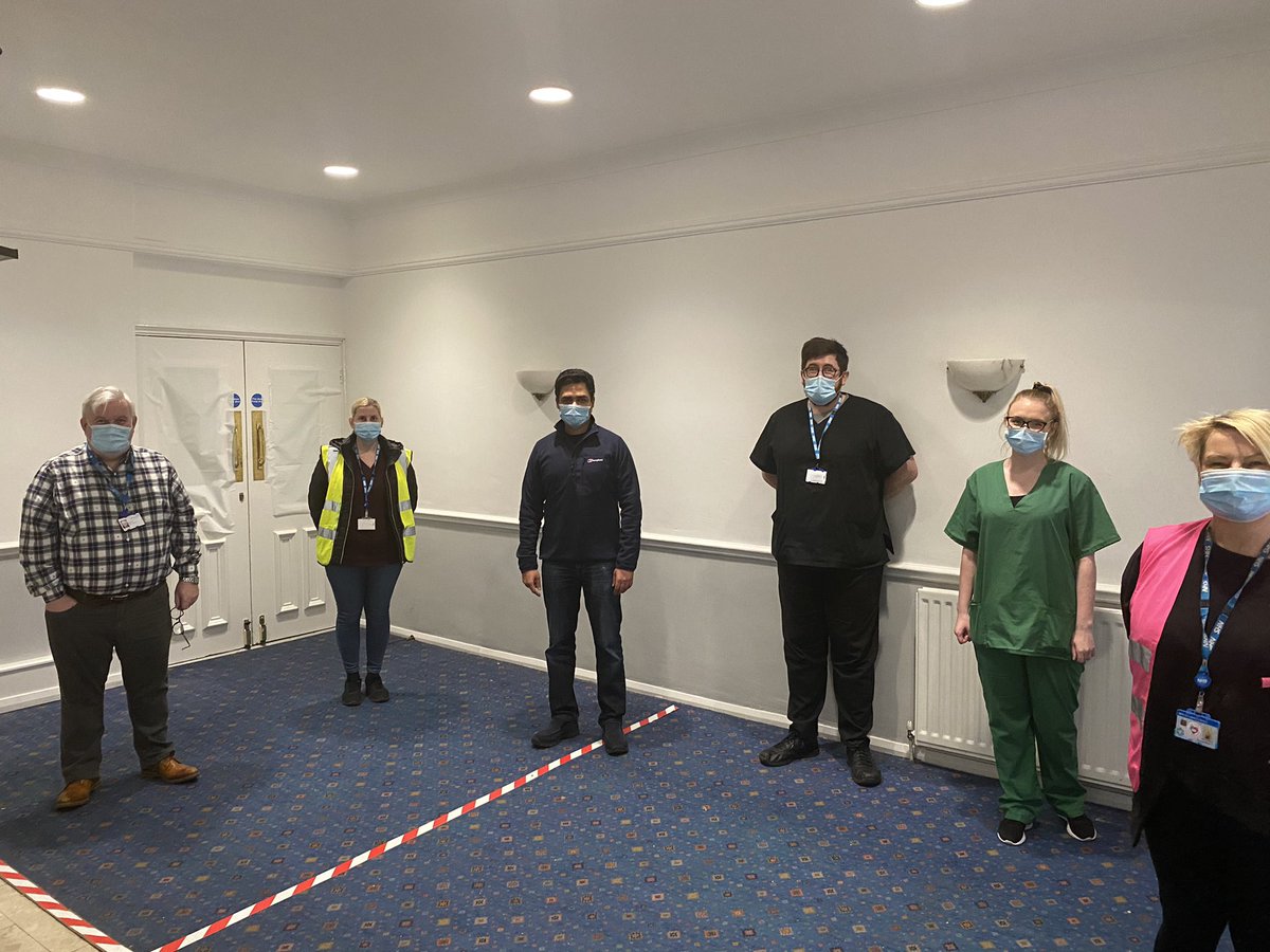 Excellent visit to Roman Way to meet Dr Agrawal &amp; the Team. Today the centre will vaccinate 1600 individuals. This is made possible through NHS staff &amp; volunteers - everyone has worked so effectively together to vaccinate our citizens - I am in absolute awe