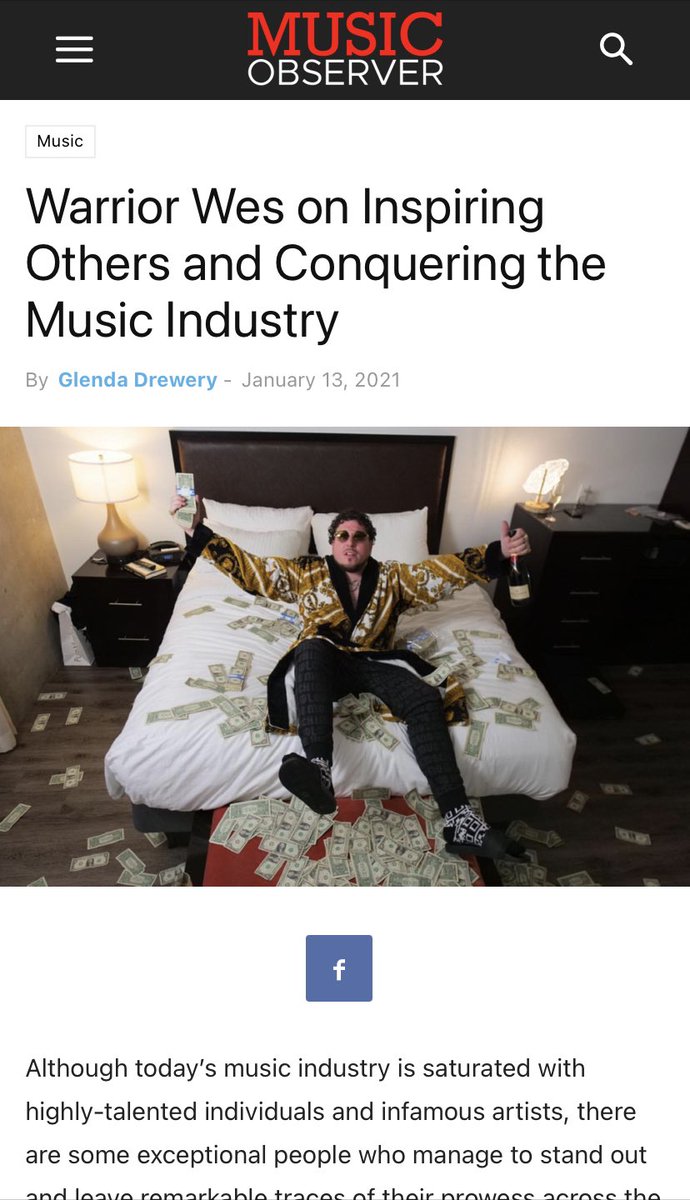 WarriorWes's tweet photo. Warrior Wes Media -New Article in Music Observer on Inspiring Others and Conquering the Music Industry !!! CLICK Link in bio #warriorwes #inspire #musicindustry #newartist #digitalart #rap #hiphop #southcarolina #media #industry @warriorwes https://t.co/ZQ72bkcEt9