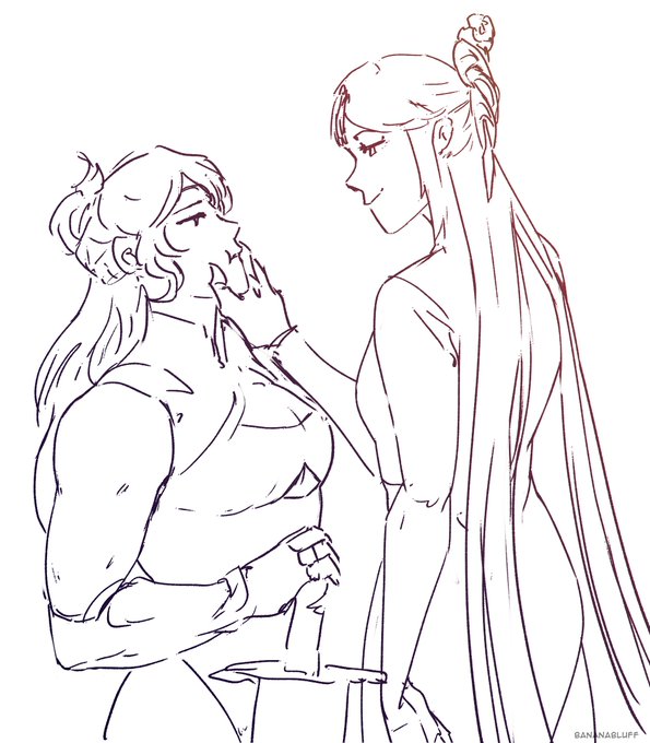 beiguang sketches to promote my buff beidou propaganda 