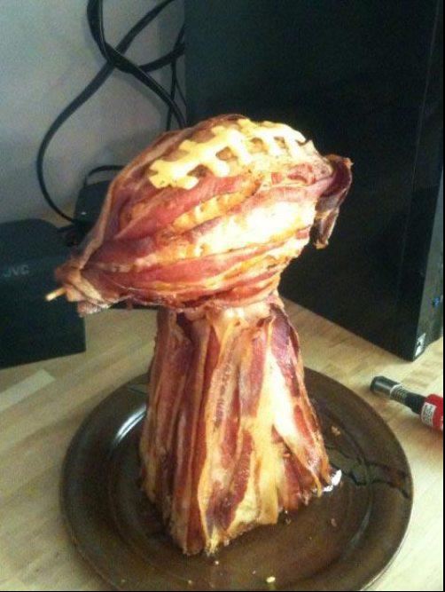 98rocktampabay's tweet photo. I am ready to present this amazing trophy.....to myself upon a monstrous win tomorrow 😋. It may be the last thing I ever eat! big rig #SBLV #GoBucs #GoBacon🥓 https://t.co/ABJjCBMTQW