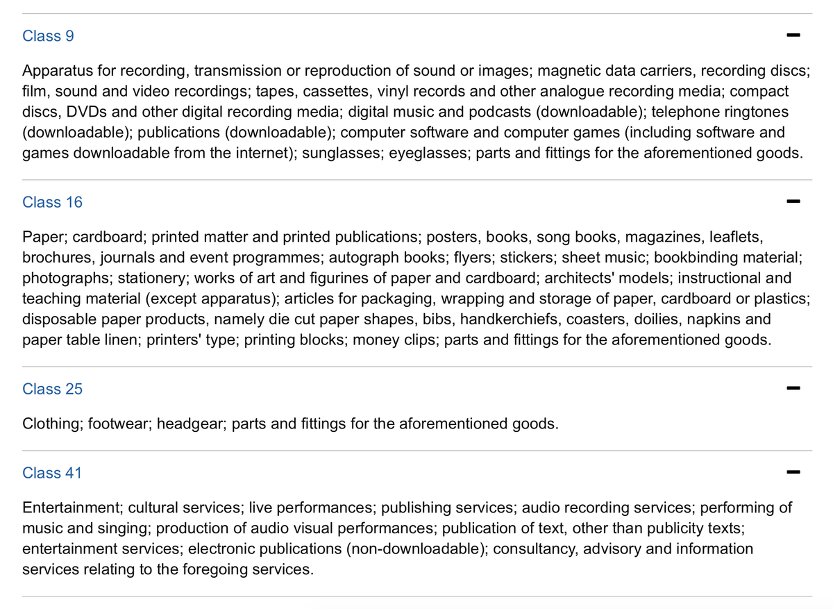 February 2021 - The band reach a breakthrough in their attempts to trademark Music Of The Spheres. The trademark would allow them to use the phrase to sell music, video, clothing, books, stationary, live entertainment services and more  https://bit.ly/2MxZUSN&nbsp;